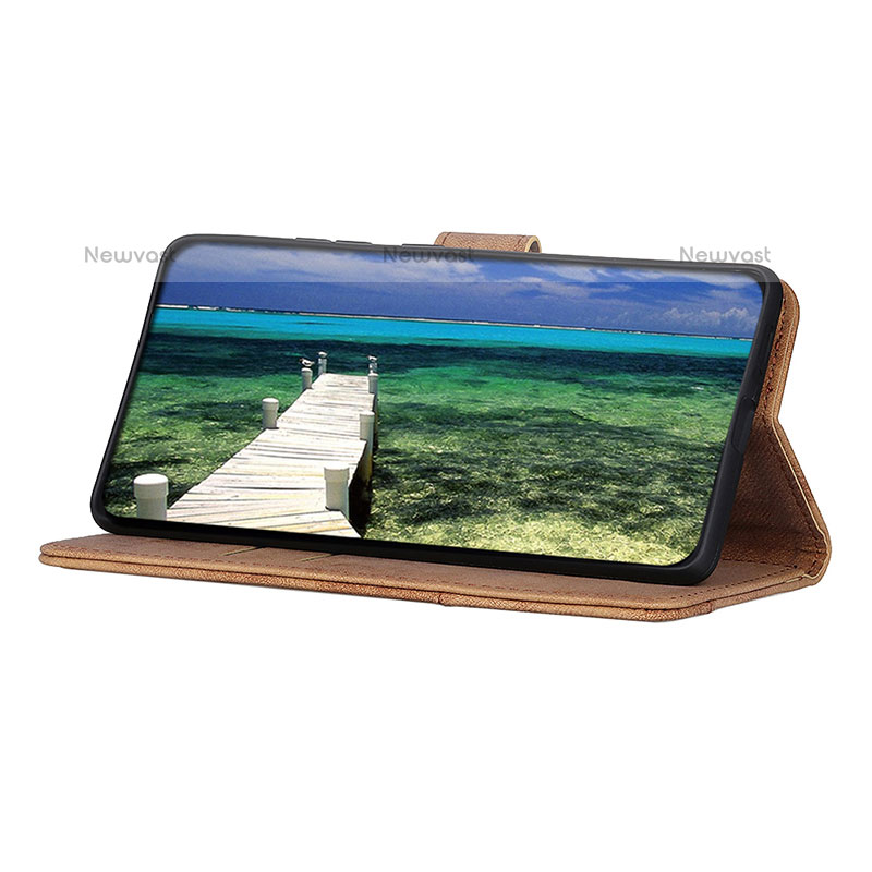 Leather Case Stands Flip Cover Holder A07D for Oppo A93 5G