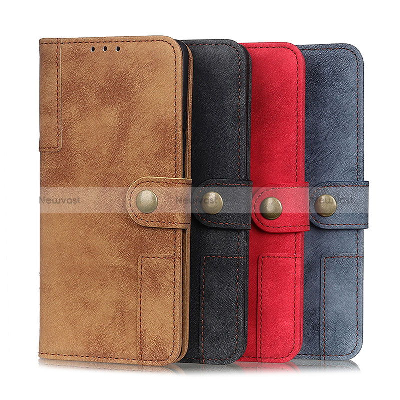 Leather Case Stands Flip Cover Holder A07D for Oppo Reno5 Lite