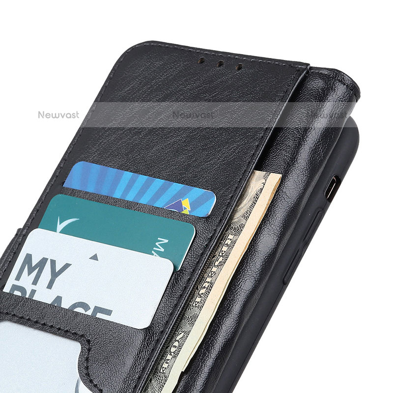 Leather Case Stands Flip Cover Holder A07D for Samsung Galaxy A02s