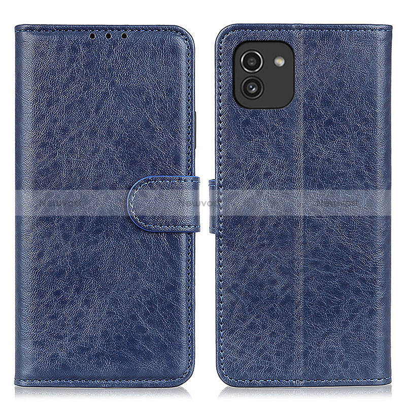 Leather Case Stands Flip Cover Holder A07D for Samsung Galaxy A03