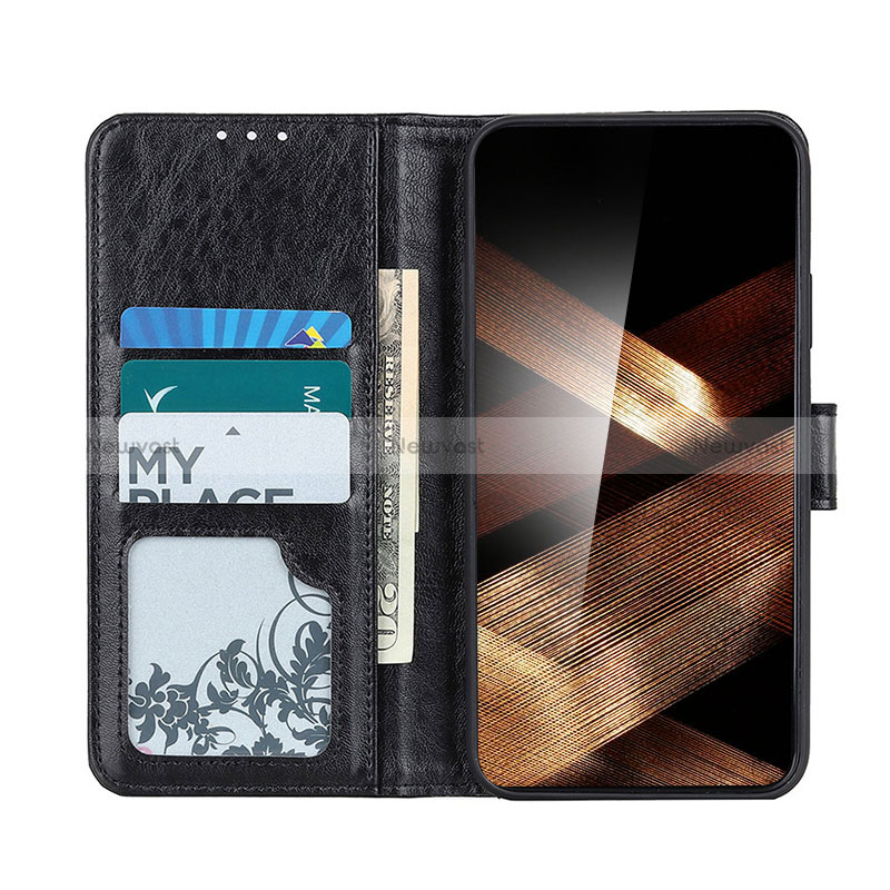 Leather Case Stands Flip Cover Holder A07D for Samsung Galaxy A15 LTE