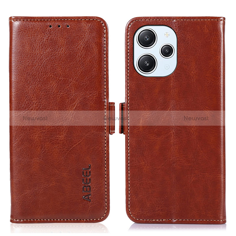 Leather Case Stands Flip Cover Holder A07D for Xiaomi Redmi 12 4G