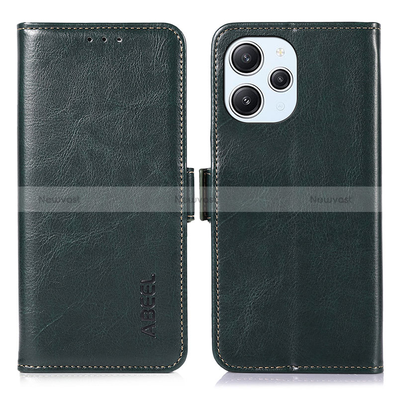 Leather Case Stands Flip Cover Holder A07D for Xiaomi Redmi 12 4G