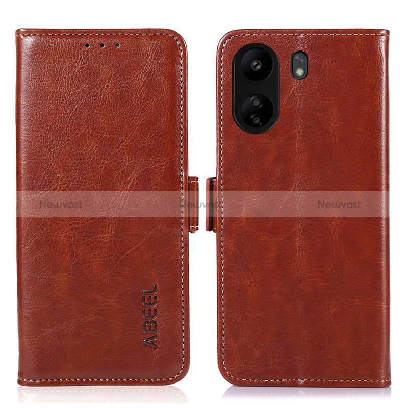 Leather Case Stands Flip Cover Holder A07D for Xiaomi Redmi 13C