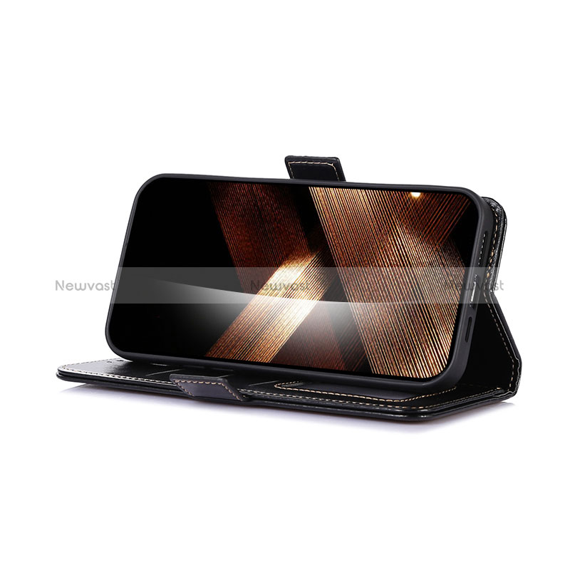 Leather Case Stands Flip Cover Holder A07D for Xiaomi Redmi 13C