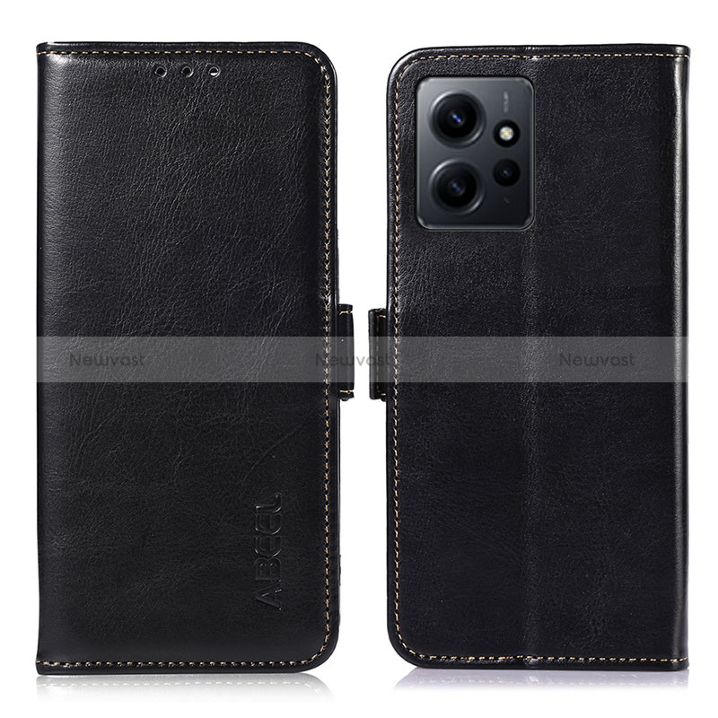 Leather Case Stands Flip Cover Holder A07D for Xiaomi Redmi Note 12 4G