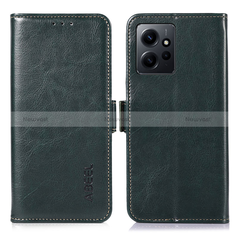 Leather Case Stands Flip Cover Holder A07D for Xiaomi Redmi Note 12 4G