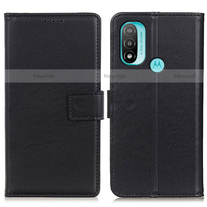 Leather Case Stands Flip Cover Holder A08D for Motorola Moto E30