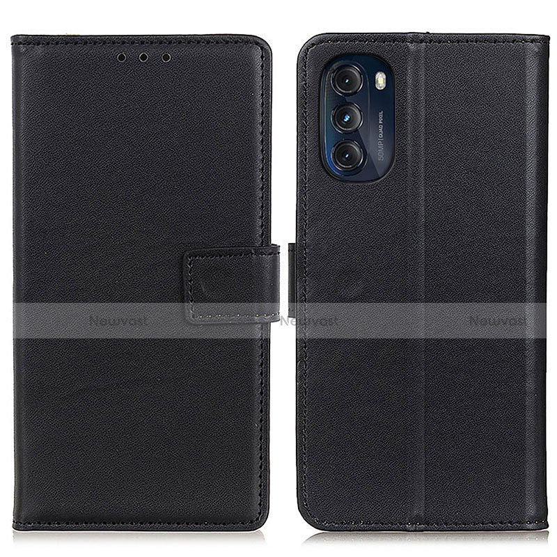 Leather Case Stands Flip Cover Holder A08D for Motorola Moto G 5G (2022)