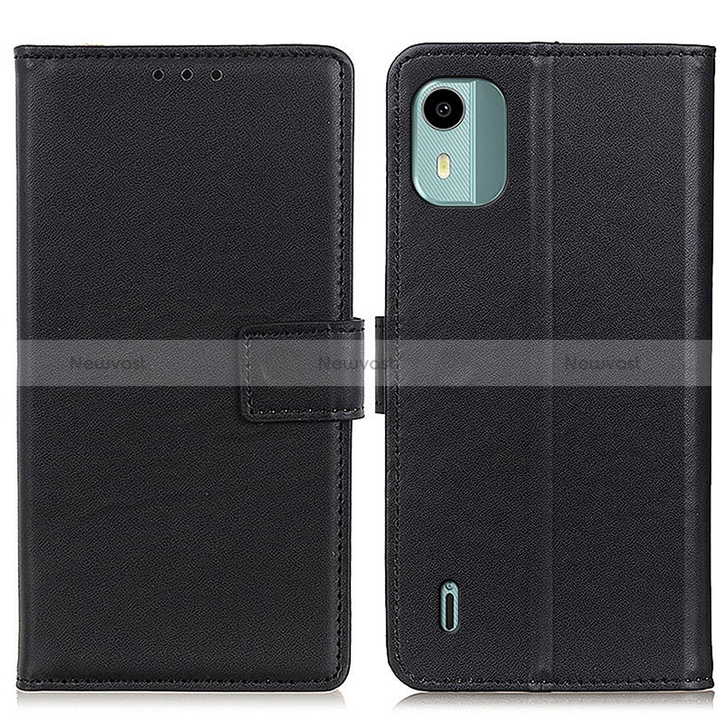 Leather Case Stands Flip Cover Holder A08D for Nokia C12 Plus