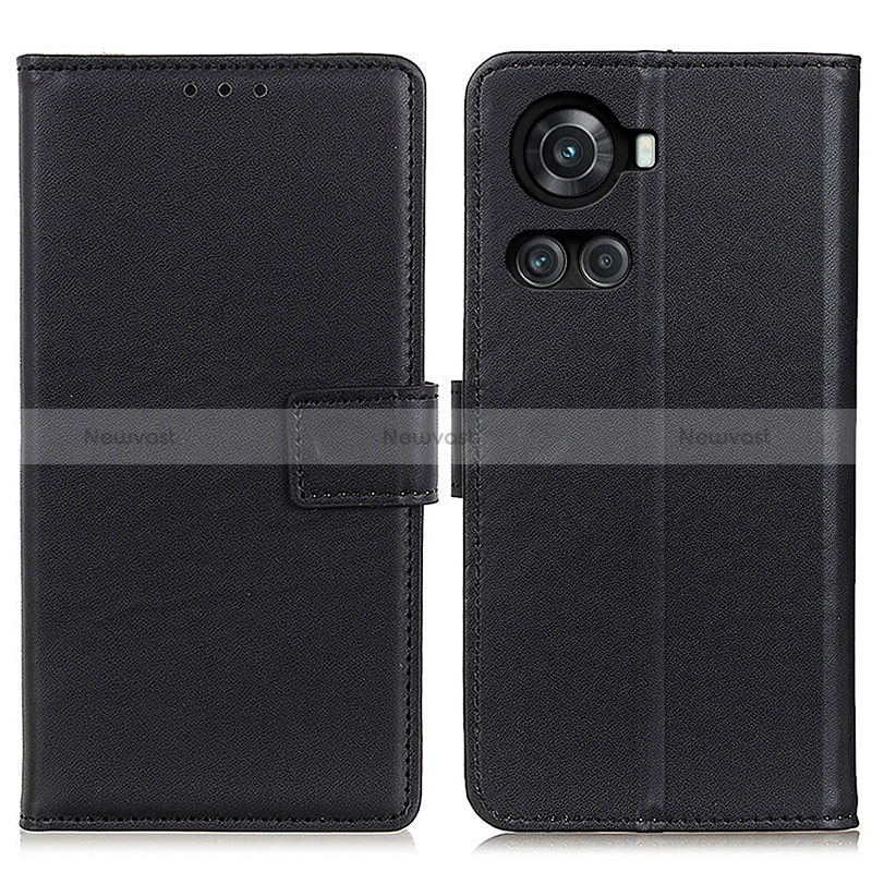 Leather Case Stands Flip Cover Holder A08D for OnePlus 10R 5G