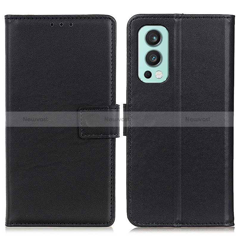 Leather Case Stands Flip Cover Holder A08D for OnePlus Nord 2 5G