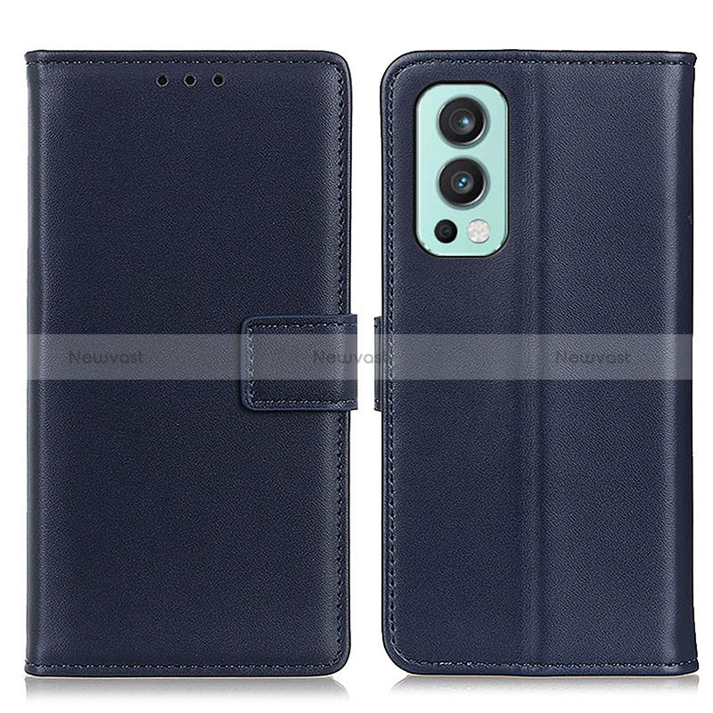 Leather Case Stands Flip Cover Holder A08D for OnePlus Nord 2 5G