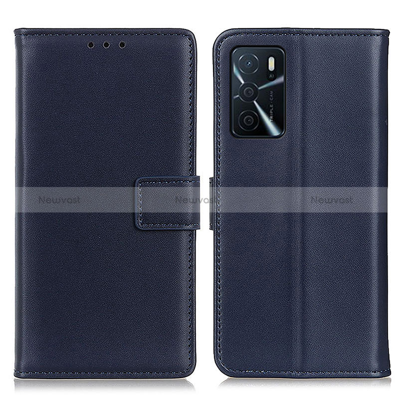 Leather Case Stands Flip Cover Holder A08D for Oppo A16