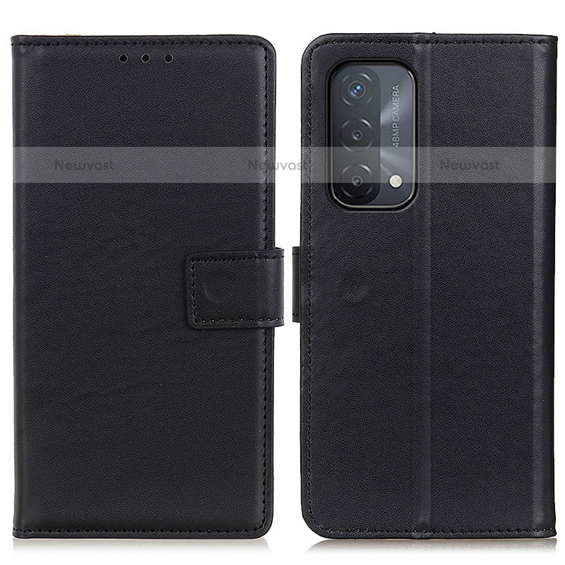 Leather Case Stands Flip Cover Holder A08D for Oppo A93 5G