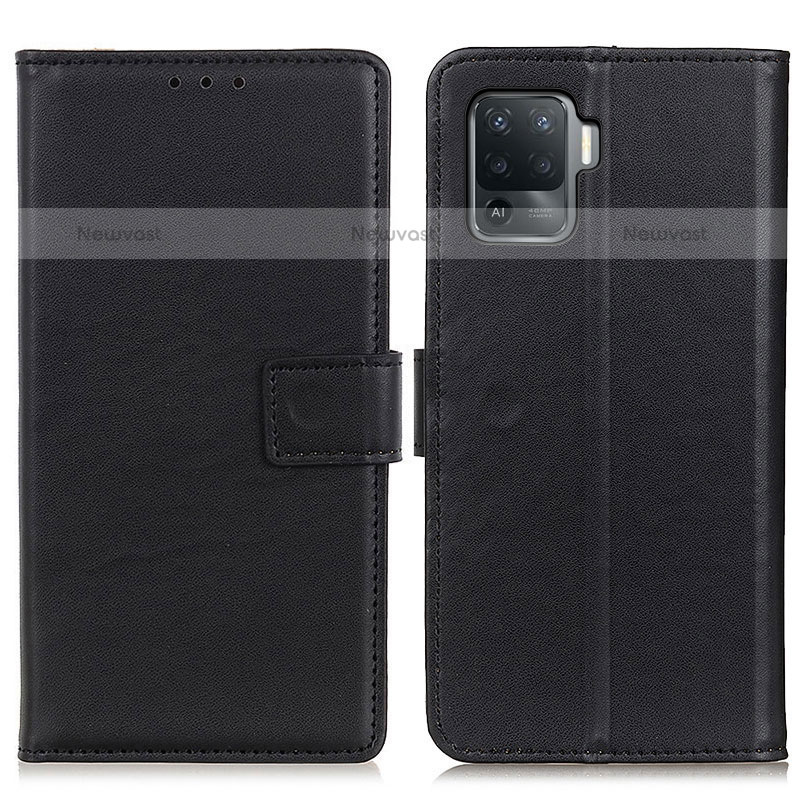 Leather Case Stands Flip Cover Holder A08D for Oppo A94 4G