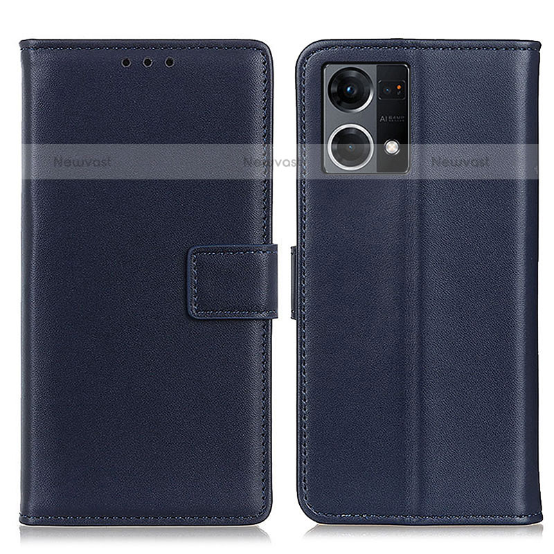 Leather Case Stands Flip Cover Holder A08D for Oppo F21 Pro 4G