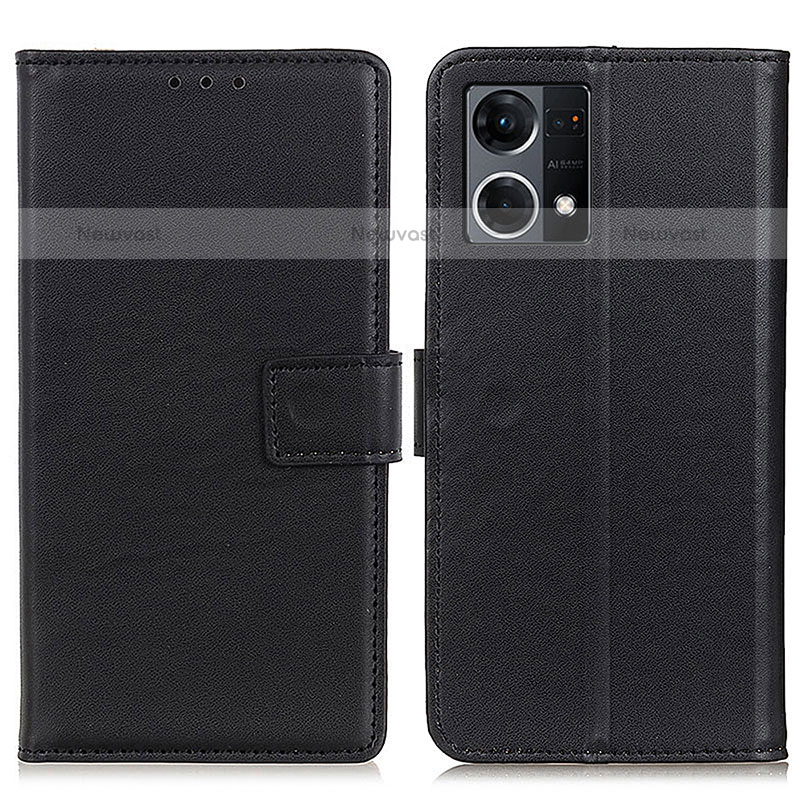 Leather Case Stands Flip Cover Holder A08D for Oppo F21s Pro 4G