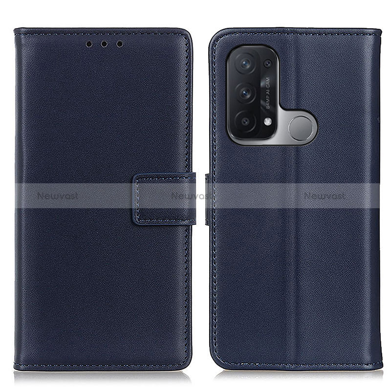 Leather Case Stands Flip Cover Holder A08D for Oppo Reno5 A