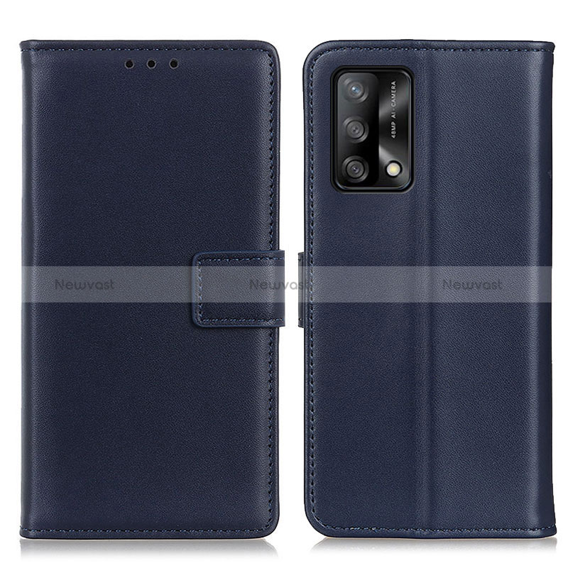 Leather Case Stands Flip Cover Holder A08D for Oppo Reno6 Lite