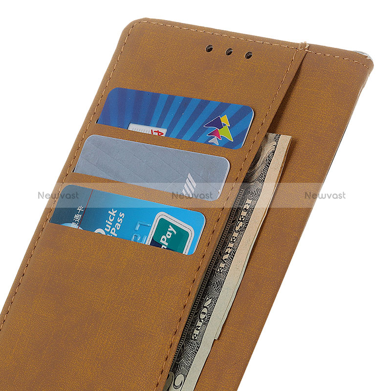 Leather Case Stands Flip Cover Holder A08D for Samsung Galaxy A02