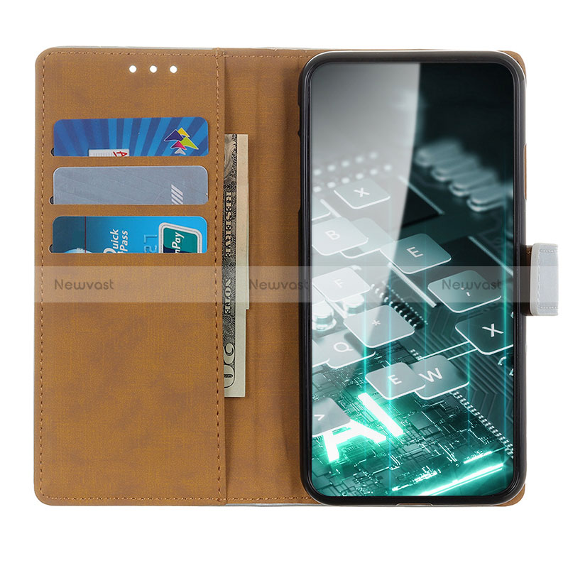 Leather Case Stands Flip Cover Holder A08D for Samsung Galaxy M04