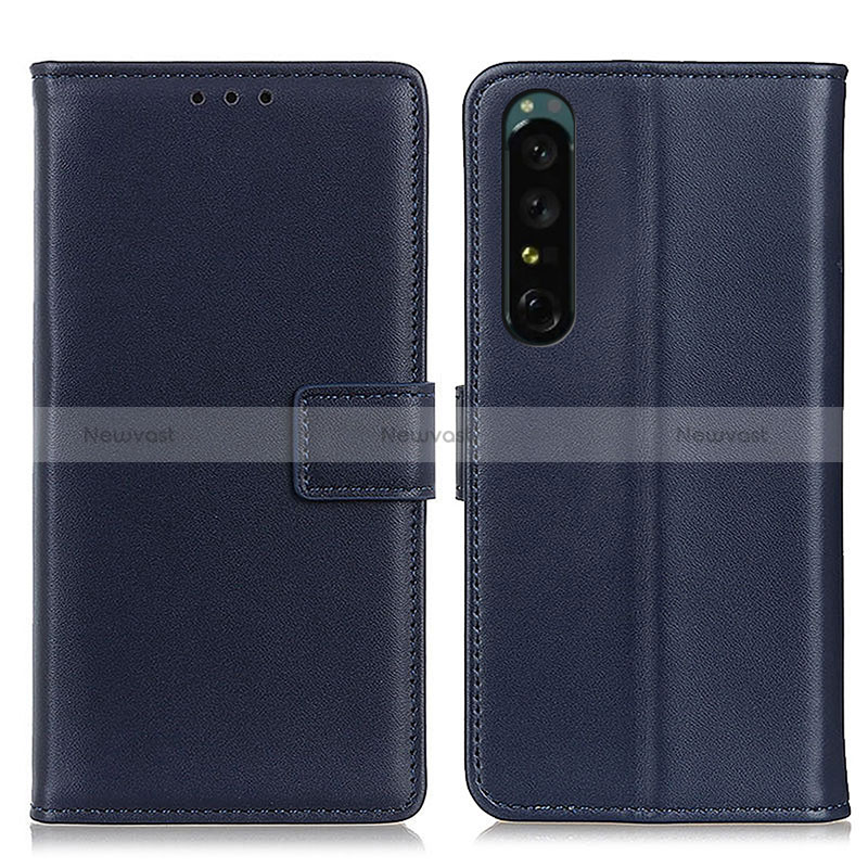 Leather Case Stands Flip Cover Holder A08D for Sony Xperia 1 IV