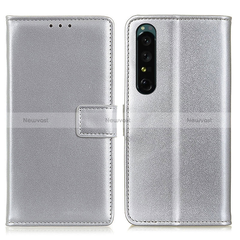Leather Case Stands Flip Cover Holder A08D for Sony Xperia 1 IV SO-51C