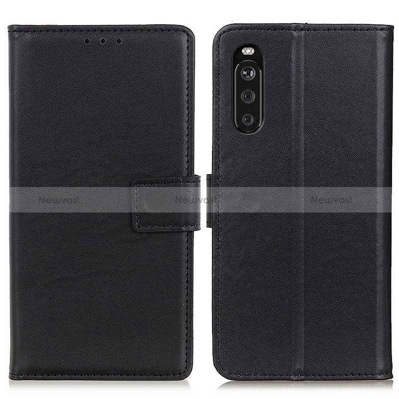 Leather Case Stands Flip Cover Holder A08D for Sony Xperia 10 III SO-52B