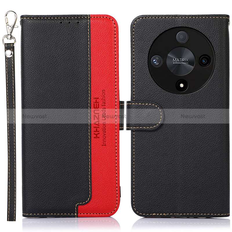 Leather Case Stands Flip Cover Holder A09D for Huawei Honor Magic6 Lite 5G