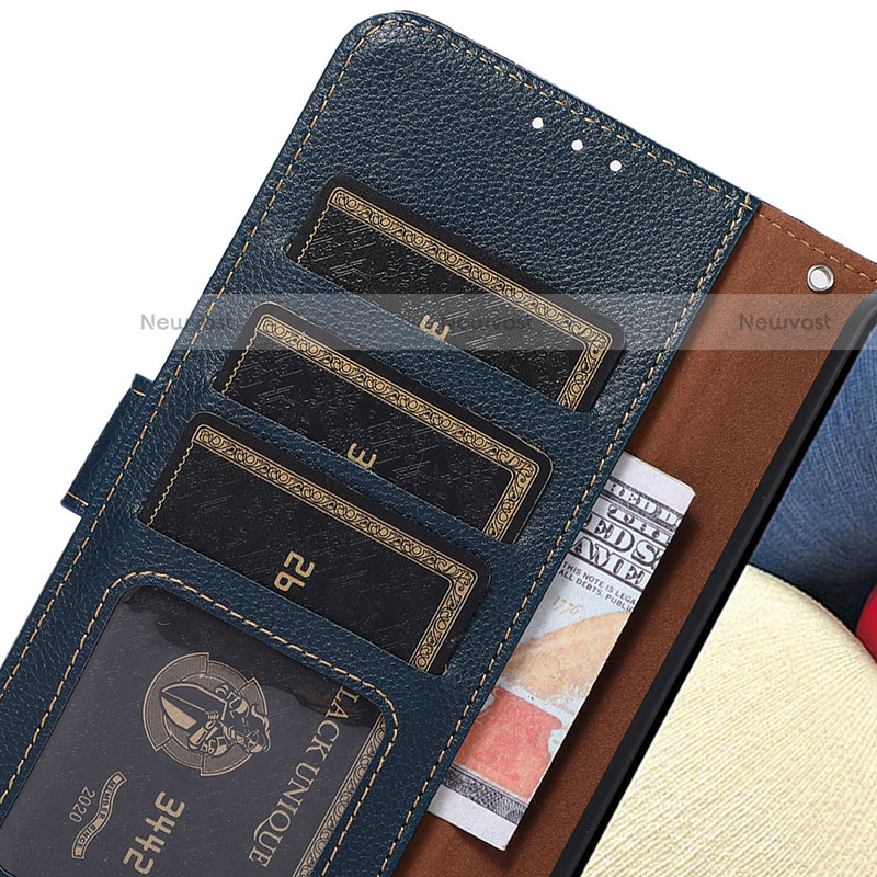 Leather Case Stands Flip Cover Holder A09D for Motorola Moto E20
