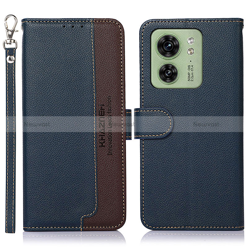 Leather Case Stands Flip Cover Holder A09D for Motorola Moto Edge (2023) 5G