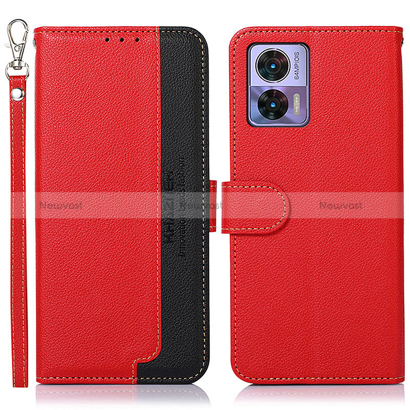 Leather Case Stands Flip Cover Holder A09D for Motorola Moto Edge 30 Lite 5G