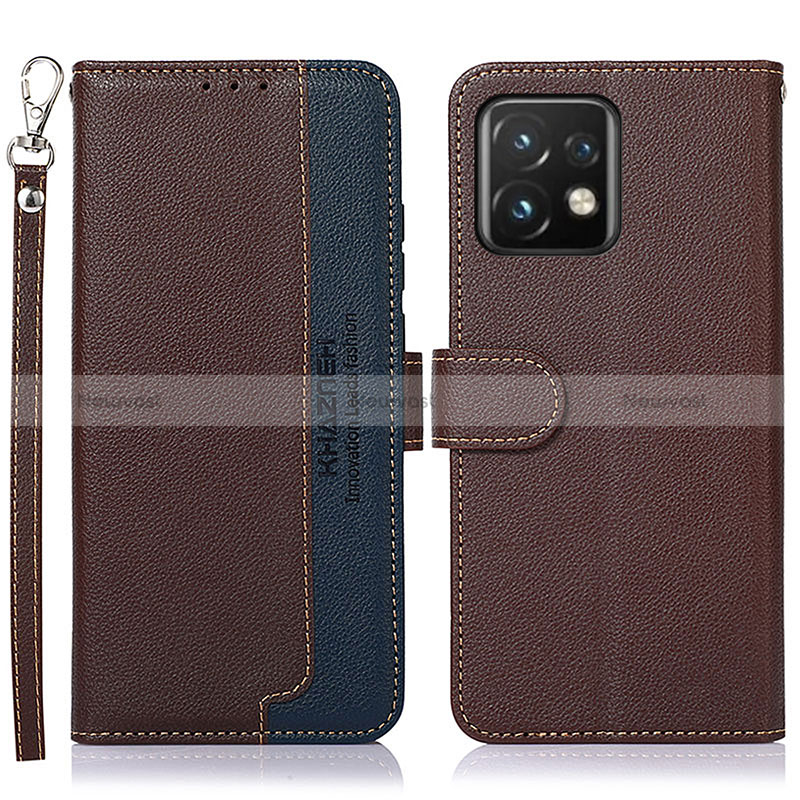 Leather Case Stands Flip Cover Holder A09D for Motorola Moto Edge 40 Pro 5G