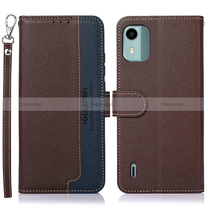 Leather Case Stands Flip Cover Holder A09D for Nokia C12