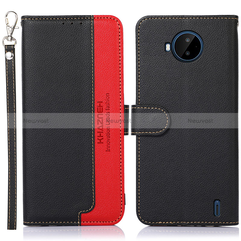 Leather Case Stands Flip Cover Holder A09D for Nokia C20 Plus