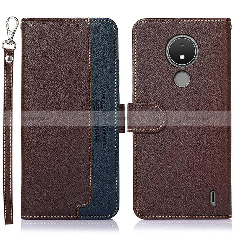 Leather Case Stands Flip Cover Holder A09D for Nokia C21