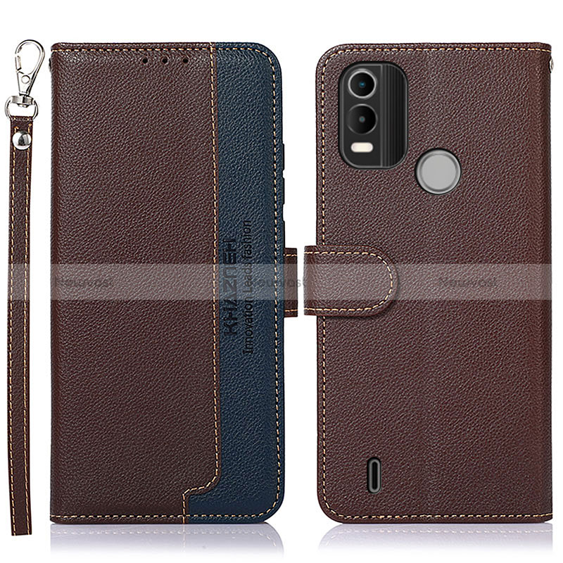 Leather Case Stands Flip Cover Holder A09D for Nokia C21 Plus