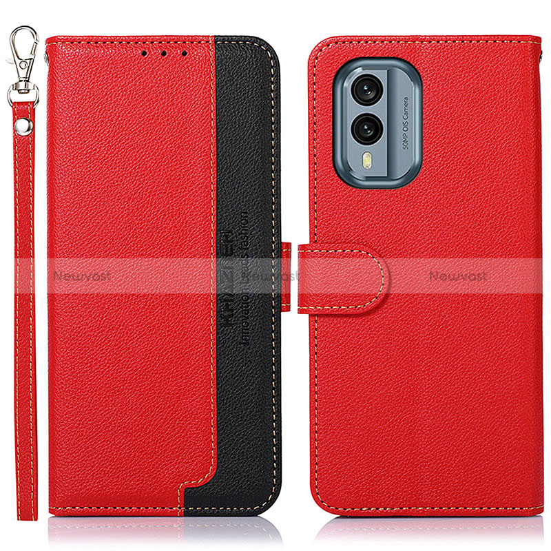 Leather Case Stands Flip Cover Holder A09D for Nokia X30 5G