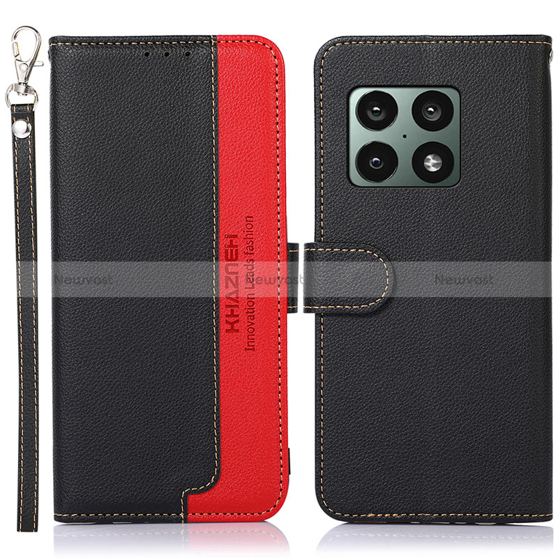 Leather Case Stands Flip Cover Holder A09D for OnePlus 10 Pro 5G