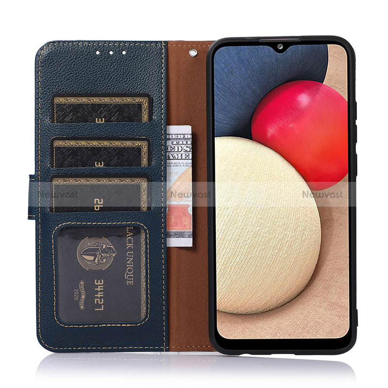 Leather Case Stands Flip Cover Holder A09D for Oppo A16