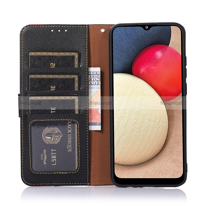 Leather Case Stands Flip Cover Holder A09D for Samsung Galaxy A04 4G