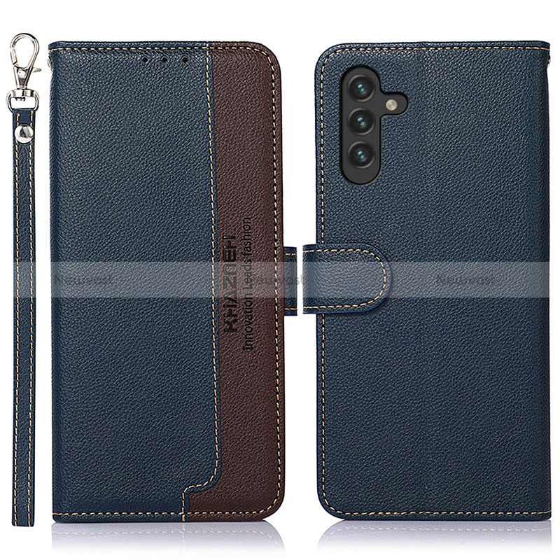 Leather Case Stands Flip Cover Holder A09D for Samsung Galaxy A04s