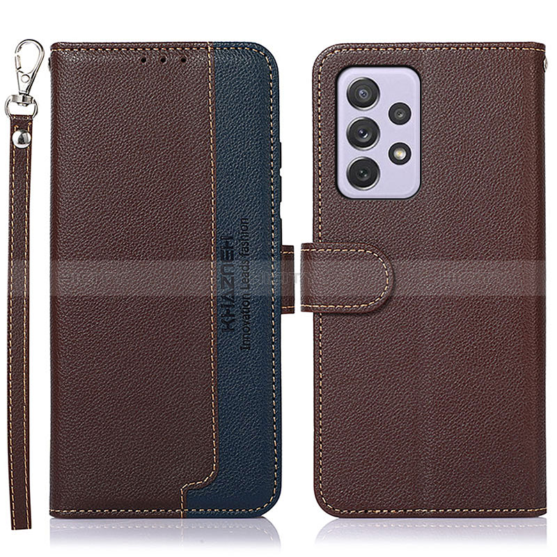 Leather Case Stands Flip Cover Holder A09D for Samsung Galaxy A73 5G