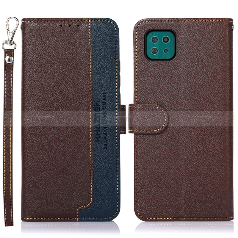 Leather Case Stands Flip Cover Holder A09D for Samsung Galaxy F42 5G