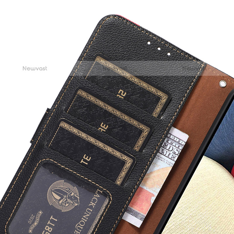 Leather Case Stands Flip Cover Holder A09D for Samsung Galaxy M32 4G