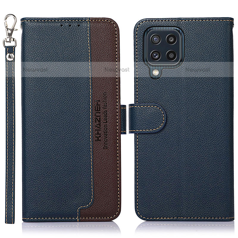 Leather Case Stands Flip Cover Holder A09D for Samsung Galaxy M32 4G