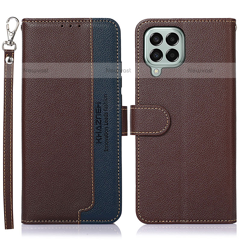 Leather Case Stands Flip Cover Holder A09D for Samsung Galaxy M33 5G