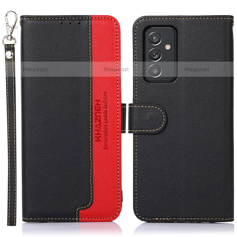 Leather Case Stands Flip Cover Holder A09D for Samsung Galaxy Quantum2 5G