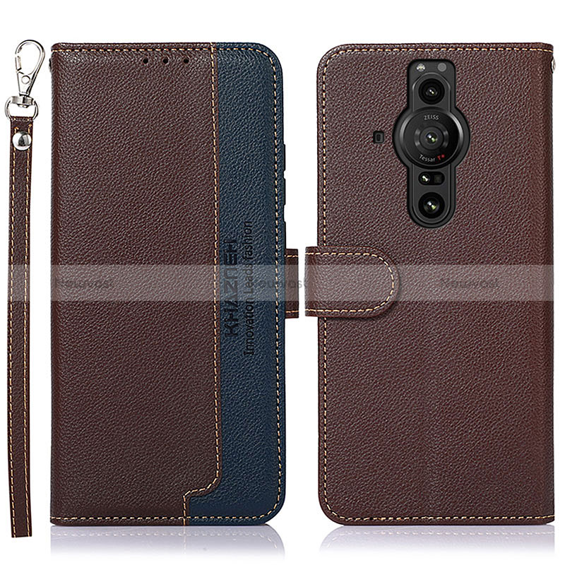 Leather Case Stands Flip Cover Holder A09D for Sony Xperia PRO-I